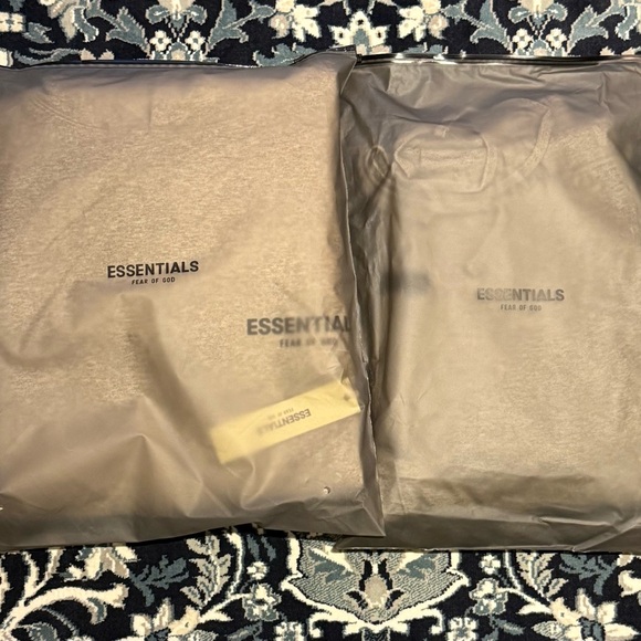🔥🔥🔥 Essential Fear of God Dark Oatmeal Combo Set (XS) - Picture 2 of 11